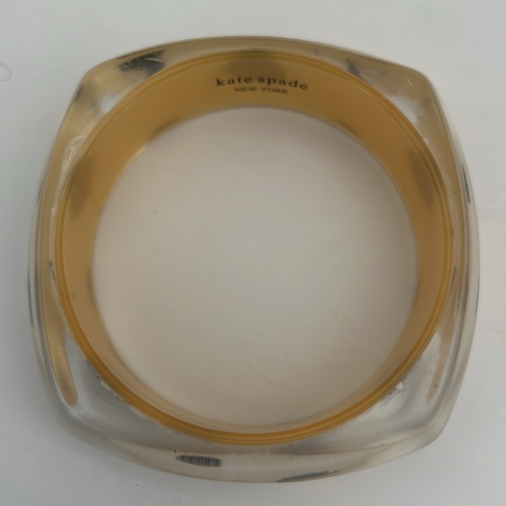 Vintage kate spade new york Pop Art IKAT Resin bangle bracelet - Picture 4 of 8